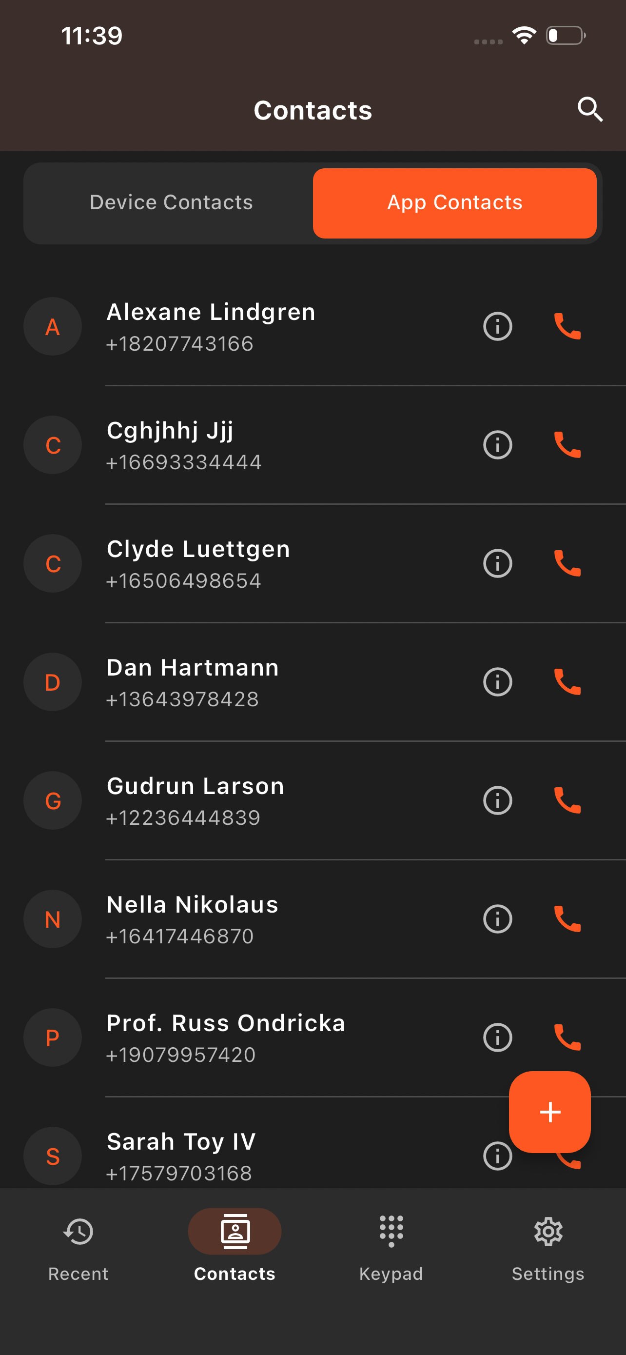 Contacts Management